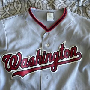 Nationals Baseball Jersey (Grey)